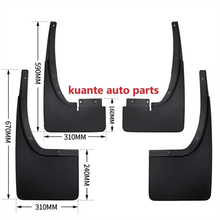 Ford Ranger gummiklaffar för Ford Ranger 2012-2017