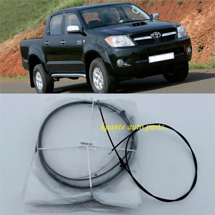 Front Engine Hood Lock Control Cable For Toyota Hilux Vigo 53630-0k010